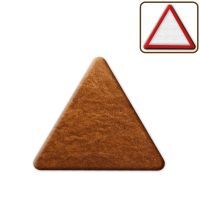 Vorschau: Lebkuchen Dreieck Rohling ohne Alles - 12cm