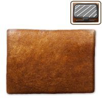 Vorschau: Lebkuchen Rechteck Rohling - ohne Alles - ca. 20x15,5cm