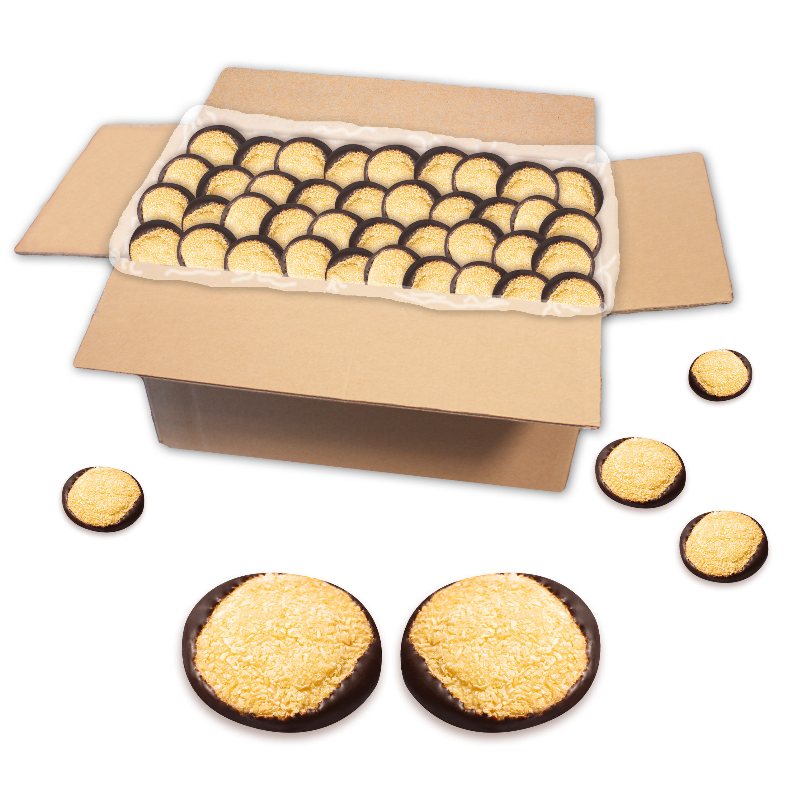 Kokos Cookie mit Zartbitter-Schokolade, lose Ware - 2 kg