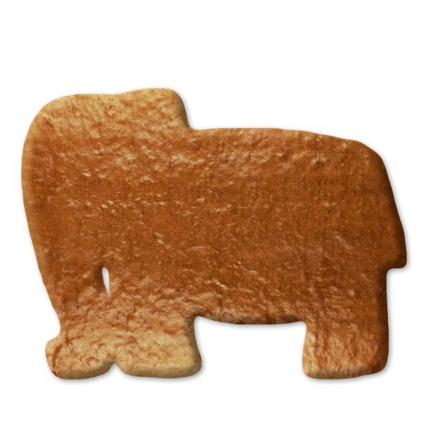 Lebkuchen Elefant Rohling ohne Alles - 12cm