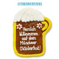 Vorschau: Lebkuchen Rohling Bierkrug - ohne Alles - 18cm