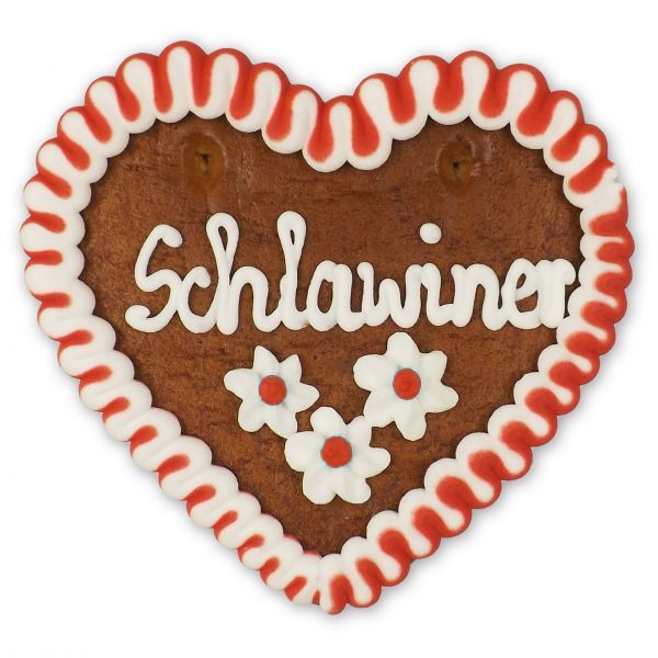 Lebkuchenherz 12cm - Schlawiner
