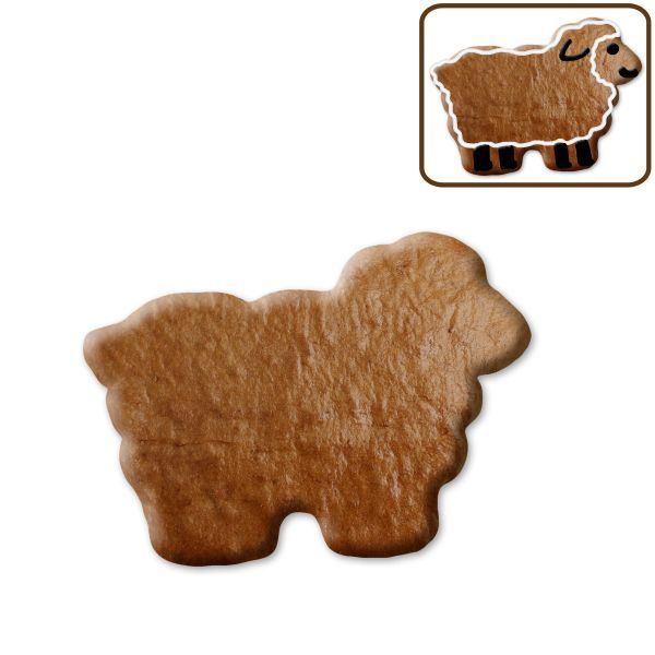 Lebkuchen Osterlamm Rohling ohne Alles - 12cm