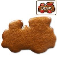 Vorschau: Lebkuchen Lokomotive - Rohling ohne Alles - 12cm