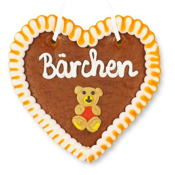 Lebkuchenherz 12cm - Bärchen