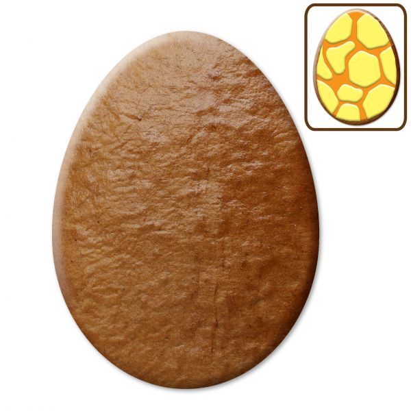 Lebkuchen Osterei Rohling ohne Alles - 30cm