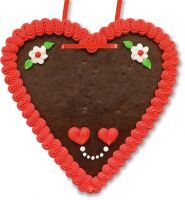 Vorschau: Lebkuchenherz Selber Beschriften Set - Design L4