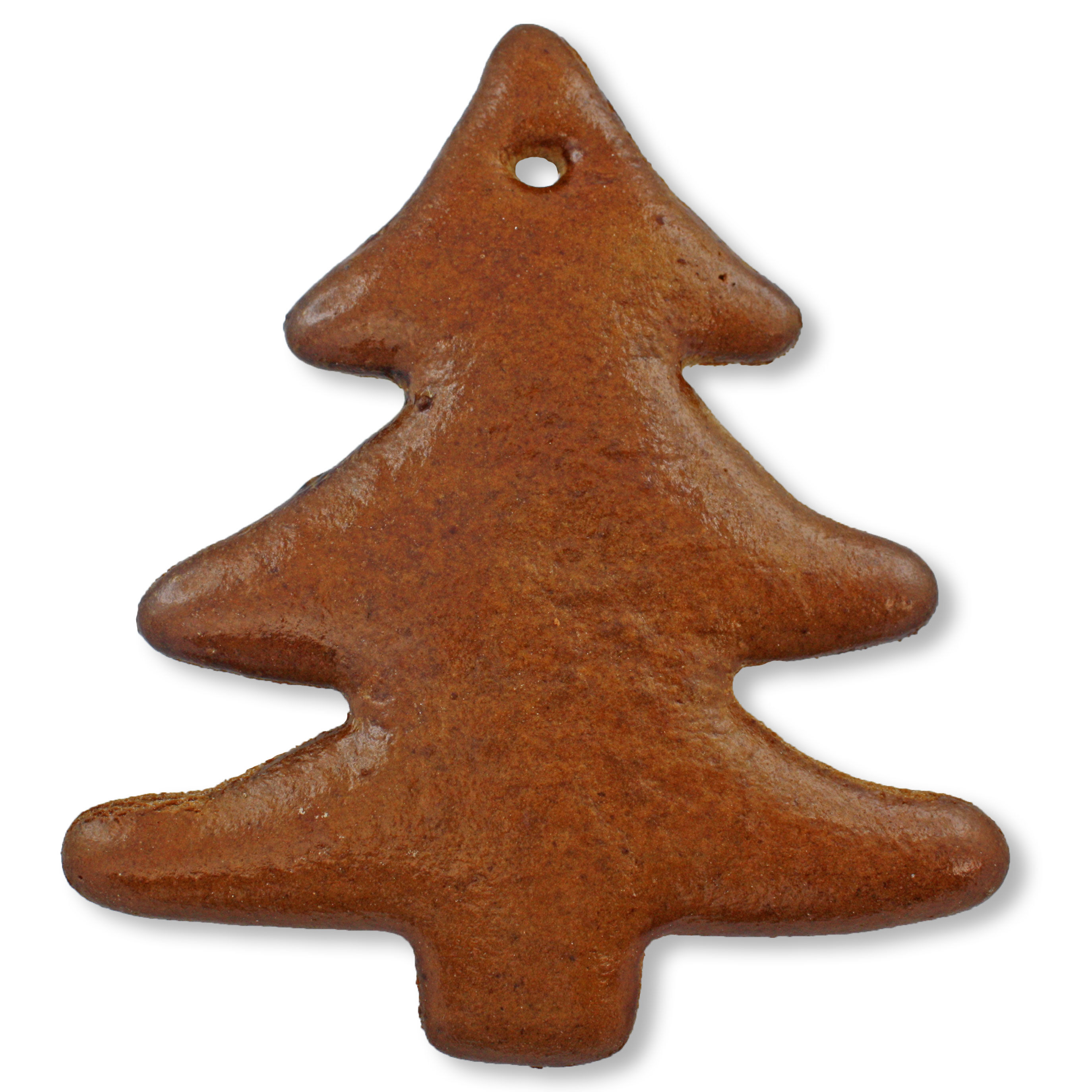 Lebkuchen Weihnachtsbaum Rohling - ohne Alles - 12cm - spitz
