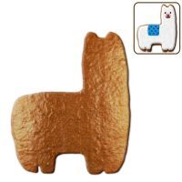 Vorschau: Lebkuchen Alpaka Rohling ohne Alles - 12cm