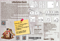 Vorschau: Lebkuchenhaus Bausatz Größe L - ca. 17x17x18 cm