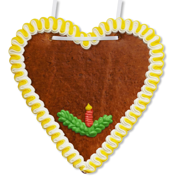 Lebkuchenherz Selber Beschriften Set - 21cm - Weihnachten W1