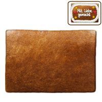 Vorschau: Lebkuchen Rechteck Rohling - ohne Alles - ca. 29cm x 20cm