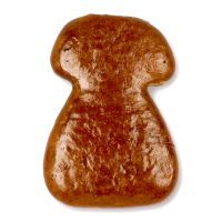 Vorschau: Lebkuchen Rohling Dirndl - ohne Alles - 11cm