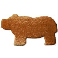 Vorschau: Lebkuchen Nilpferd Rohling ohne Alles - 12cm