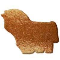 Vorschau: Lebkuchen Einhorn Rohling ohne Alles - 12cm