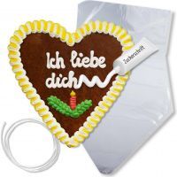Vorschau: Lebkuchenherz Selber Beschriften Set - 21cm - Weihnachten W1