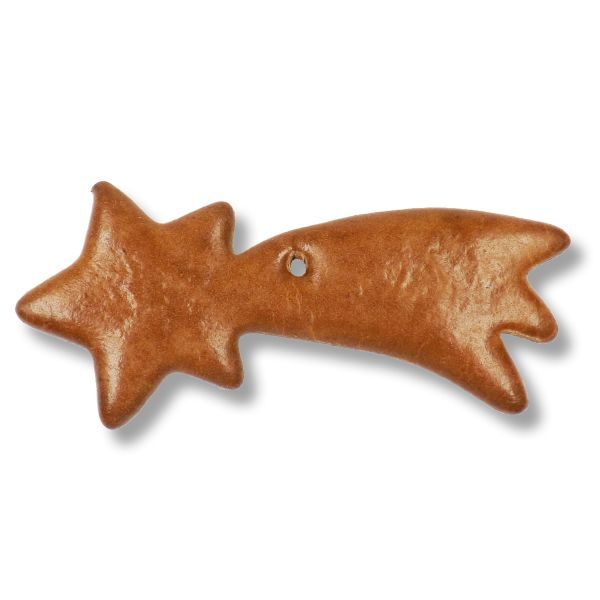 Lebkuchen Sternschnuppe Rohling - ohne Alles - ca. 12cm