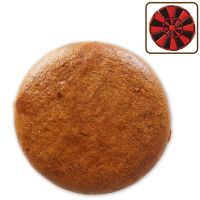 Vorschau: Lebkuchen Rund Rohling ohne Alles - 15cm