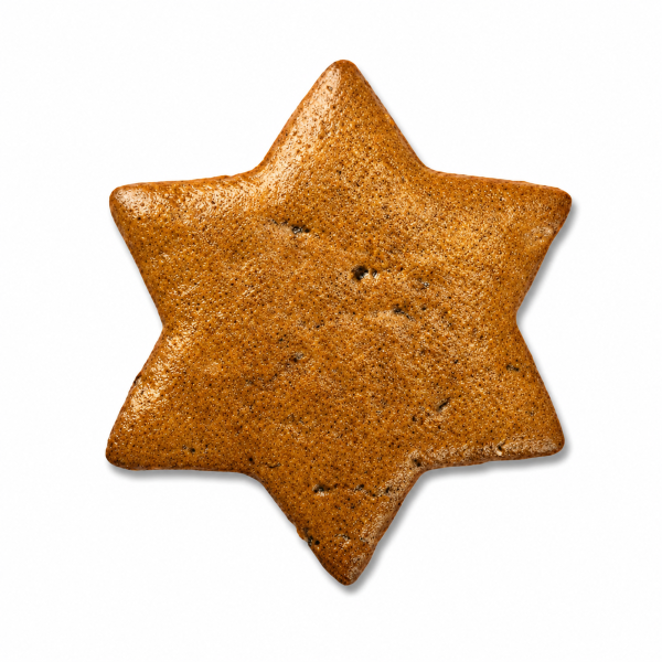 Lebkuchen Stern Rohling zum Verzieren - ohne Alles, 10cm