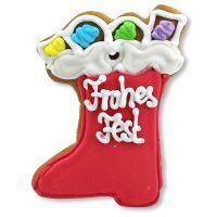 Vorschau: Mini Lebkuchen - Nikolausschuh - Frohes Fest - ca. 9,5cm