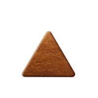 Vorschau: Lebkuchen Dreieck Rohling ohne Alles - 8cm