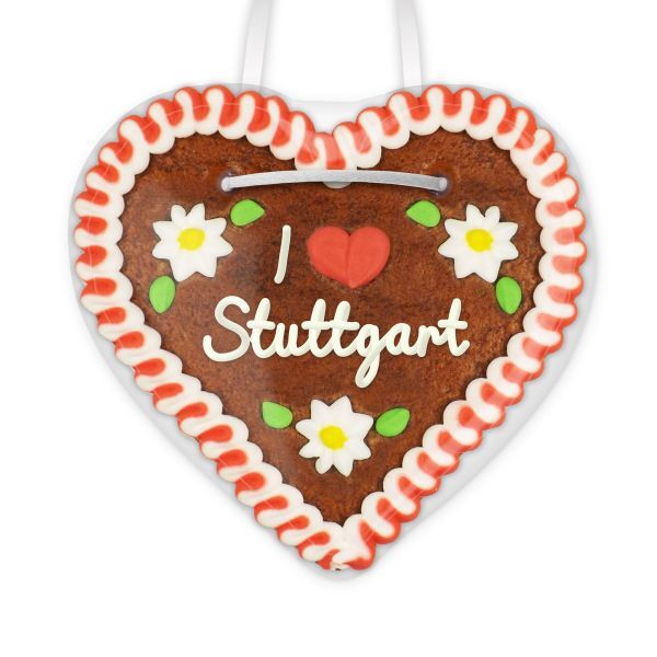 Lebkuchenherz, 12cm - I °love° Stuttgart