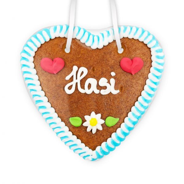 Lebkuchenherz 14cm - Hasi