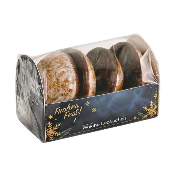 Mini Lebkuchen mit Schokoladenboden - VPE mit 60 Packungen