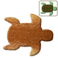 Vorschau: Lebkuchen Schildkröte Rohling ohne Alles - 12cm