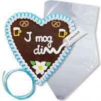 Vorschau: Lebkuchenherz Selber Beschriften Set - Design F6