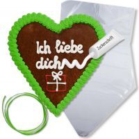 Vorschau: Lebkuchenherz Selber Beschriften Set - 21cm - Weihnachten W3
