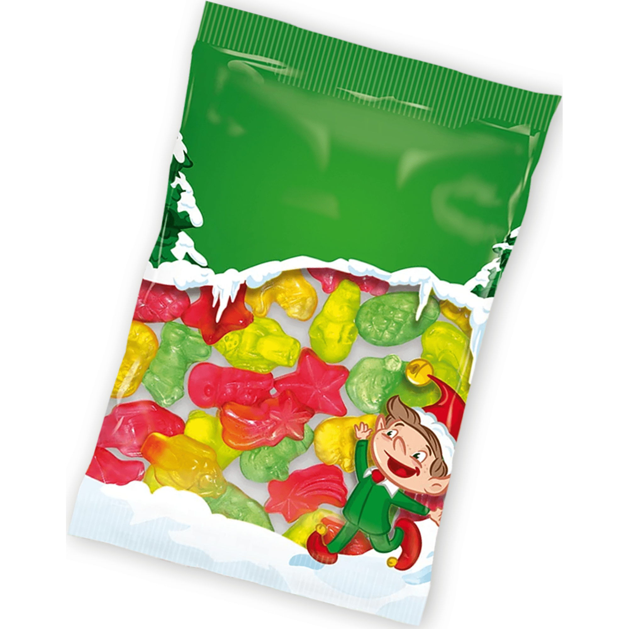 Fruchtgummi Weihnachtsmotive - 10g Tüte