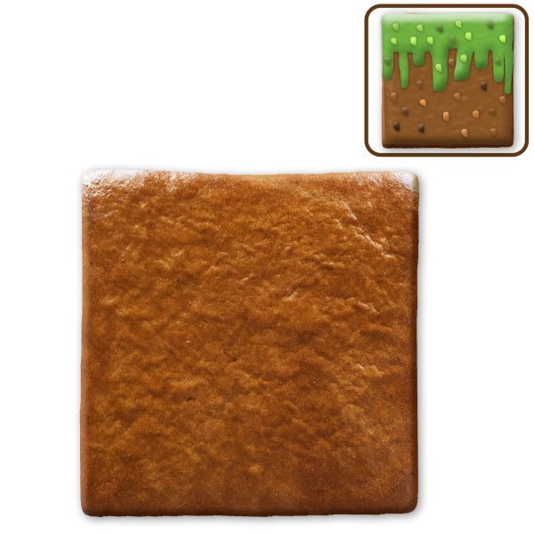 Lebkuchen Quadrat Rohling - ohne Alles - ca. 8 x 8cm