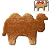 Vorschau: Lebkuchen Kamel Rohling ohne Alles - 12cm