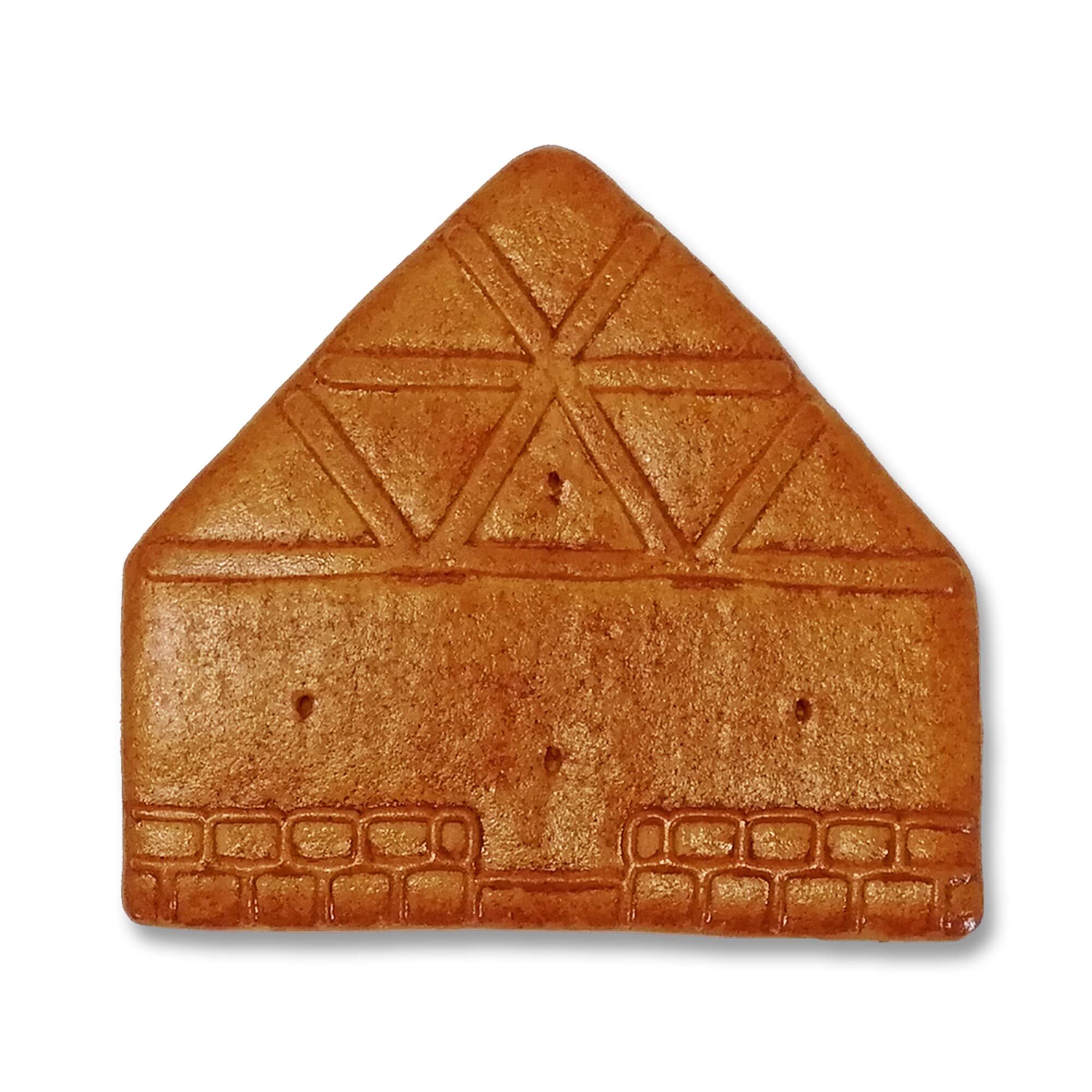 Lebkuchen Haus Rohling 2D - ohne Alles - 16cm
