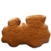 Vorschau: Lebkuchen Lokomotive - Rohling ohne Alles - 12cm