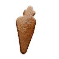 Vorschau: Lebkuchen Karotte Rohling ohne Alles - 20cm