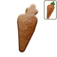 Vorschau: Lebkuchen Karotte Rohling ohne Alles - 30cm