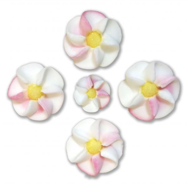 Zuckerdekoration - Apfelblüten - 100 Stück - ca. 30mm