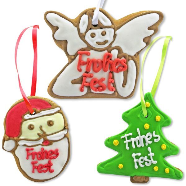 Mini Lebkuchen - Nikolausschuh - Frohes Fest - ca. 9,5cm