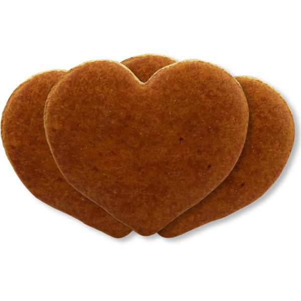 Lebkuchenherz Rohling - ohne Alles - 8cm - ohne Löcher - 25 Stück