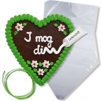 Vorschau: Lebkuchenherz Selber Beschriften Set - Design F5
