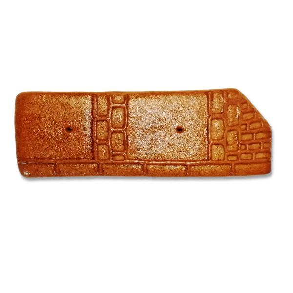 Lebkuchen Rohling mit Muster- ohne Alles - 17,5x6cm