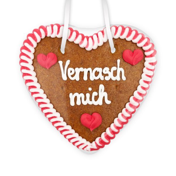 Lebkuchenherz 14cm - Vernasch mich
