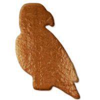 Vorschau: Lebkuchen Papagei Rohling ohne Alles - 12cm