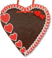 Vorschau: Lebkuchenherz Selber Beschriften Set - Design L3