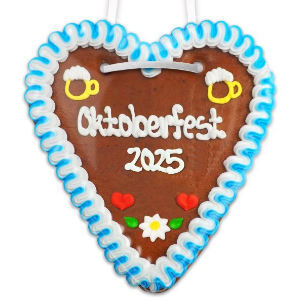 Lebkuchenherz 18cm - Oktoberfest 2025