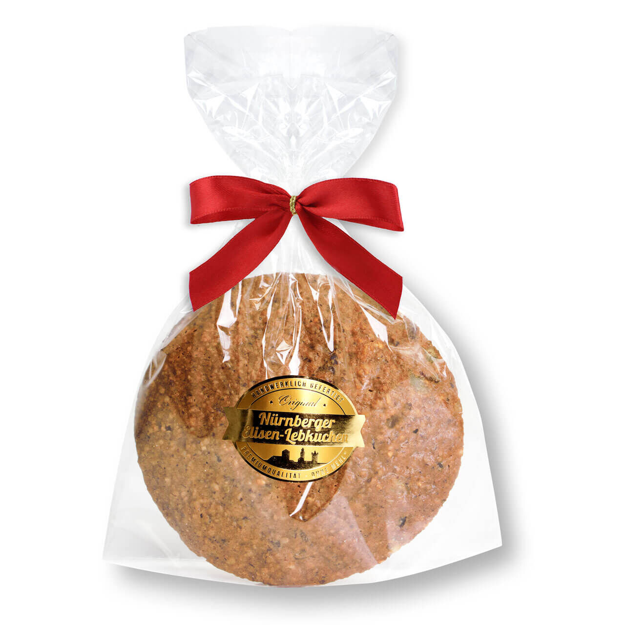 Glutenfreie Elisenlebkuchen aus Nürnberg - Natur -  einzeln verpackt 80g