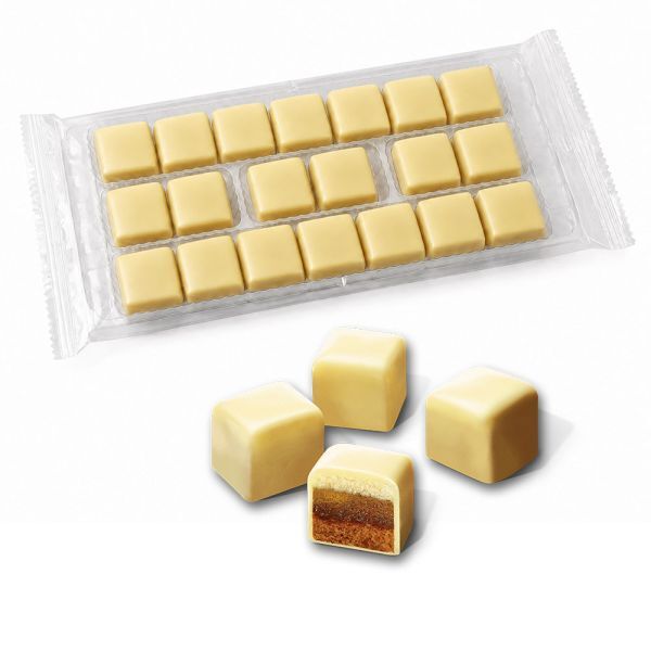 Dominosteine mit weißer Schokolade glasiert - 250g