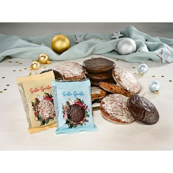 Mini Oblatenlebkuchen einzeln verpackt - 120 Stück